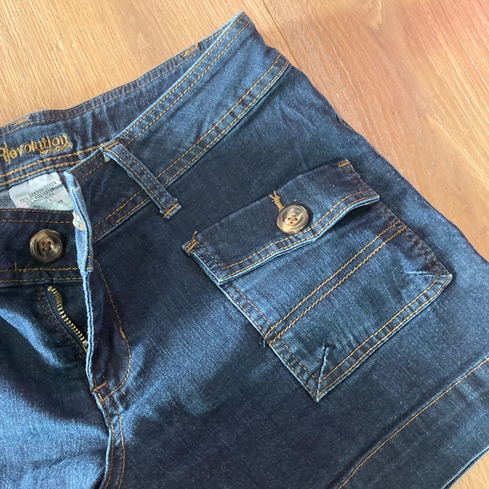 Revolution by Ricki’s Women's Blue Denim Shorts - Picture 3 of 4